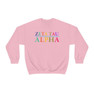 Zeta Tau Alpha Colors Upon Colors Crewneck Sweatshirt