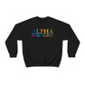 Alpha Sigma Alpha Colors Upon Colors Crewneck Sweatshirt