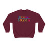 Phi Sigma Sigma Colors Upon Colors Crewneck Sweatshirt