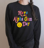 Alpha Gamma Delta Have A Day Crewneck Sweatshirt