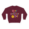 Alpha Sigma Alpha Have A Day Crewneck Sweatshirt