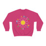 Alpha Xi Delta Rainbow Daisy Crewneck Sweatshirt