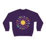 Delta Delta Delta Rainbow Daisy Crewneck Sweatshirt