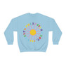 Delta Phi Epsilon Rainbow Daisy Crewneck Sweatshirt