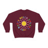 Kappa Delta Chi Rainbow Daisy Crewneck Sweatshirt