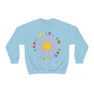 Kappa Delta Chi Rainbow Daisy Crewneck Sweatshirt