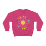 Pi Beta Phi Rainbow Daisy Crewneck Sweatshirt