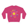 Sigma Alpha Rainbow Daisy Crewneck Sweatshirt