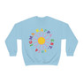 Sigma Kappa Rainbow Daisy Crewneck Sweatshirt