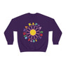 Sigma Kappa Rainbow Daisy Crewneck Sweatshirt