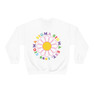 Sigma Sigma Sigma Rainbow Daisy Crewneck Sweatshirt