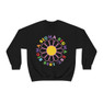 Sigma Sigma Sigma Rainbow Daisy Crewneck Sweatshirt