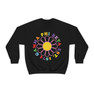 Gamma Phi Beta Rainbow Daisy Crewneck Sweatshirt