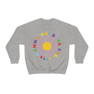 Gamma Phi Beta Rainbow Daisy Crewneck Sweatshirt