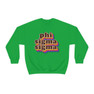 Phi Sigma Sigma Retro Maya Crewneck Sweatshirts