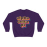 Alpha Delta Pi Retro Maya Crewneck Sweatshirts