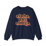 Alpha Phi Omega Retro Maya Crewneck Sweatshirts