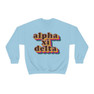 Alpha Xi Delta Retro Maya Crewneck Sweatshirts