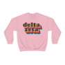 Delta Zeta Retro Maya Crewneck Sweatshirts