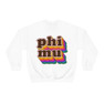 Phi Mu Retro Maya Crewneck Sweatshirts