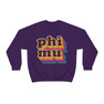 Phi Mu Retro Maya Crewneck Sweatshirts