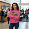 Phi Mu Retro Maya Crewneck Sweatshirts