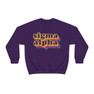 Sigma Alpha Retro Maya Crewneck Sweatshirts