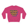 Sigma Delta Tau Retro Maya Crewneck Sweatshirts