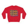 Sigma Sigma Sigma Retro Maya Crewneck Sweatshirts