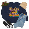 Theta Phi Alpha Retro Maya Crewneck Sweatshirts