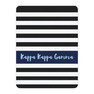 Kappa Kappa Gamma Stripes Tan Sherpa Blanket - Giant Size!