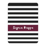 Sigma Kappa Stripes Tan Sherpa Blanket - Giant Size!