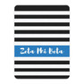 Zeta Phi Beta Stripes Tan Sherpa Blanket - Giant Size!