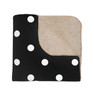 Kappa Alpha Theta Polka Dots Tan Sherpa Blanket - Giant Size!