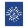 Delta Delta Delta Seal Sherpa Blanket - Giant Size!