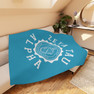 Zeta Tau Alpha Seal Sherpa Blanket - Giant Size!