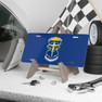 Alpha Omega Epsilon Crest License Plate