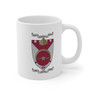 Printify Phi Sigma Rho Crest Ceramic Coffee Cup, 11oz. 