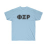 Phi Sigma Rho Letter Cotton Tee