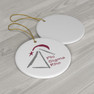 Printify Phi Sigma Rho Pyramid Holiday Ornament