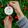 Printify Phi Sigma Rho Pyramid Holiday Ornament