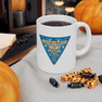 Lambda Kappa Sigma Crest Ceramic Coffee Cup, 11oz.