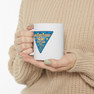 Lambda Kappa Sigma Crest Ceramic Coffee Cup, 11oz.