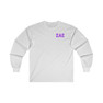 Printify Sigma Alpha Epsilon World Famous Crest Long Sleeve T-Shirt 