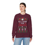 Beta Theta Pi All I Want For Christmas Crewneck Sweatshirt