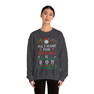 Beta Theta Pi All I Want For Christmas Crewneck Sweatshirt