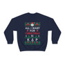 Kappa Delta Rho All I Want For Christmas Crewneck Sweatshirt