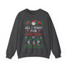 Kappa Delta Rho All I Want For Christmas Crewneck Sweatshirt