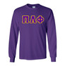  Pi Lambda Phi Lettered Long Sleeve Tee 