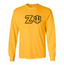 Zeta Psi Lettered Long Sleeve Tee 
